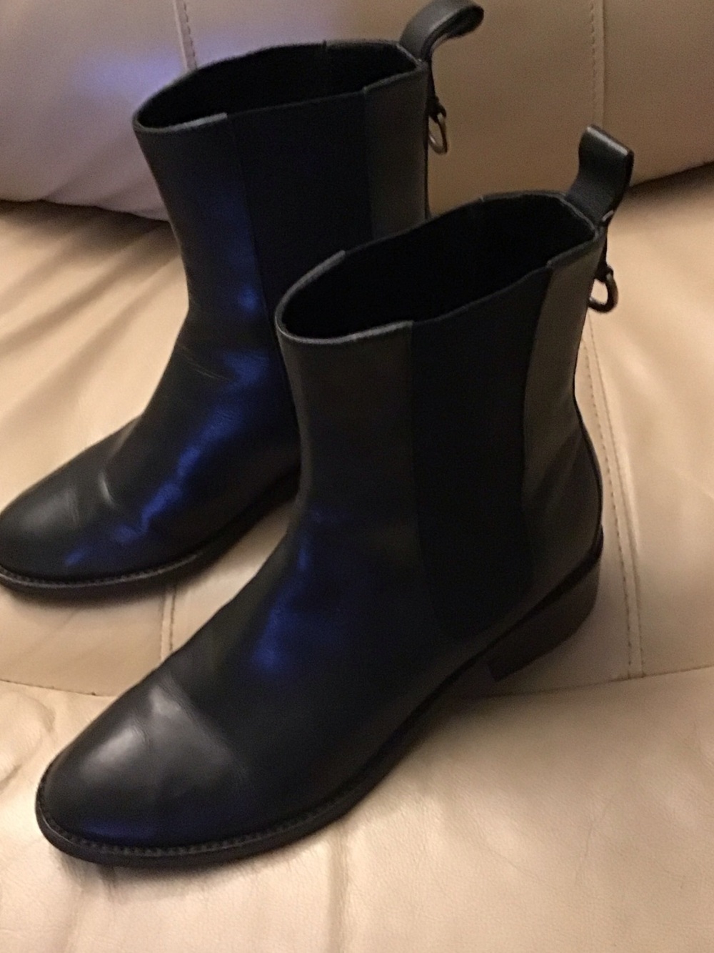 Cole Haan Black Leather Chelsea Ankle Boots size8
